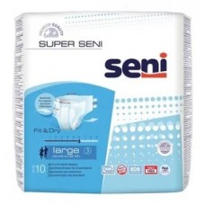 Подгузники super seni  large (3) (объем талии 100-150 см) 